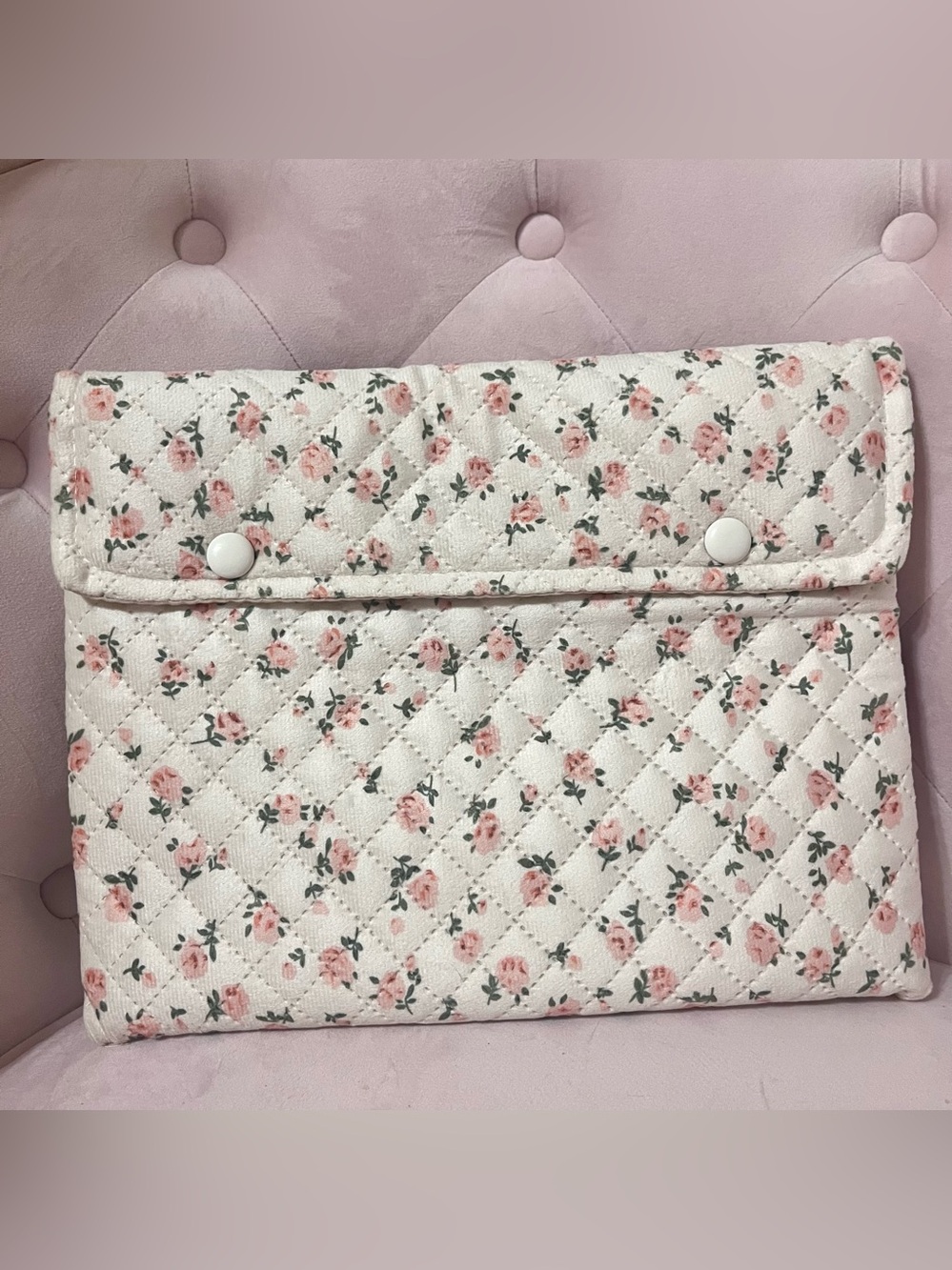 Floral Laptop Bag For 13-14 Inch Laptops Compatible With MacBook Portable Laptop